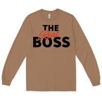 Toasted Coconut the real boss matching couple Long Sleeve Tee - artisFamous