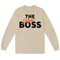 Mushroom the real boss matching couple Long Sleeve Tee - artisFamous