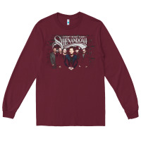 Burgundy shenandoah Long Sleeve Tee - artisFamous