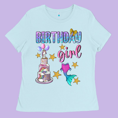 Birthday Girl Ladies Tee Designed By Bundleandbundleshop