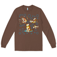 Chestnut calvin and hobbes Long Sleeve Tee - artisFamous