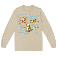 Mushroom calvin and hobbes Long Sleeve Tee - artisFamous