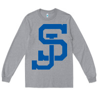Heather Grey san jose state spartans Long Sleeve Tee - artisFamous