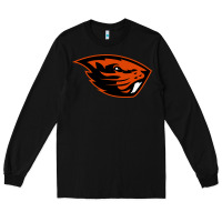 Black oregon merch tee Long Sleeve Tee - artisFamous