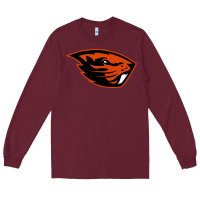 Burgundy oregon merch tee Long Sleeve Tee - artisFamous