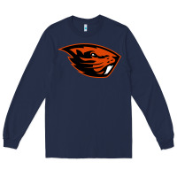 Navy oregon merch tee Long Sleeve Tee - artisFamous