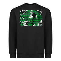 Black Christmas Joy With Chick Heavyweight Sweatshirt - RanaPortraitStore