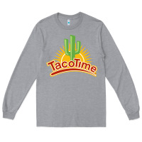 Heather Grey Resto Tacotime Long Sleeve Tee - artisFamous