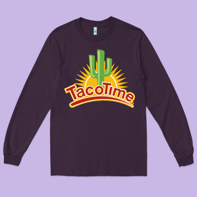 Resto Tacotime Long Sleeve Tee Designed By Artisfamous