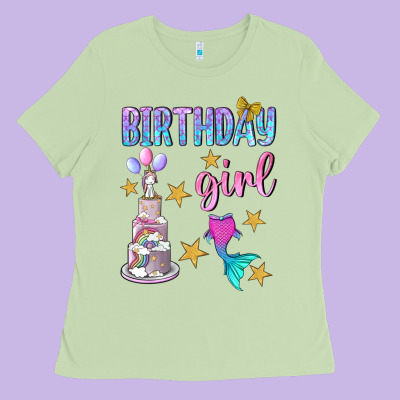 Birthday Girl Ladies Tee Designed By Bundleandbundleshop