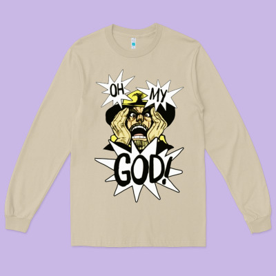 Oh My God Long Sleeve Tee Designed By Artisfamous