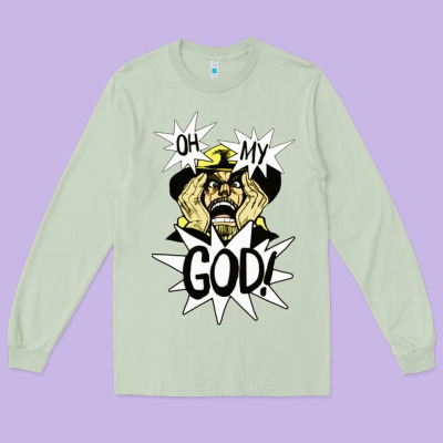 Oh My God Long Sleeve Tee Designed By Artisfamous