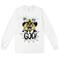 White oh my god Long Sleeve Tee - artisFamous