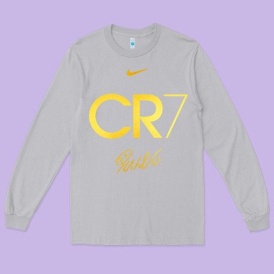 Cr7 Graphic Long Sleeve Tee Designed By Artisfamous