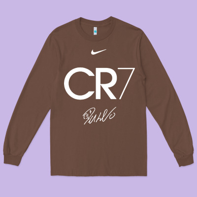 Cr7 Graphic Long Sleeve Tee Designed By Artisfamous
