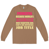Toasted Coconut principal funniest isn't a jobtitle Long Sleeve Tee - artisFamous