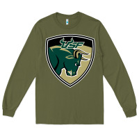 Army Green south florida bulls Long Sleeve Tee - artisFamous