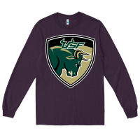 Plum south florida bulls Long Sleeve Tee - artisFamous