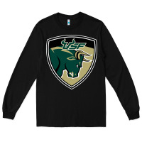 Black south florida bulls Long Sleeve Tee - artisFamous