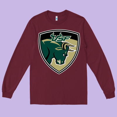 South Florida Bulls Long Sleeve Tee Designed By Artisfamous
