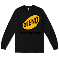 Black Resto Taco Bueno Long Sleeve Tee - artisFamous