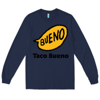Navy Resto Taco Bueno Long Sleeve Tee - artisFamous