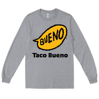 Heather Grey Resto Taco Bueno Long Sleeve Tee - artisFamous