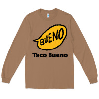 Toasted Coconut Resto Taco Bueno Long Sleeve Tee - artisFamous