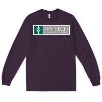 Plum Ivy Tech Community College of Indiana Long Sleeve Tee - artisFamous