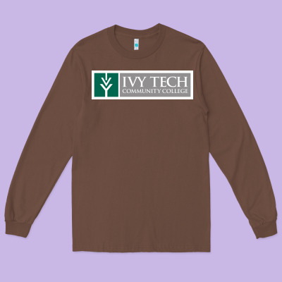 Ivy Tech Community College Of Indiana Long Sleeve Tee Designed By Artisfamous
