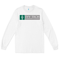 White Ivy Tech Community College of Indiana Long Sleeve Tee - artisFamous