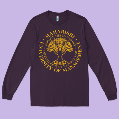 Maharishi International College Long Sleeve Tee Designed By Artisfamous
