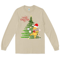 Mushroom Winnie The Pooh- Merry christmas Long Sleeve Tee - artisFamous