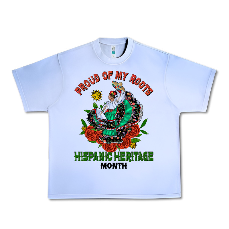 Traditional Lady Hispanic Heritage Month Urban Heavy Tee by BundleAndBundleShop | Teevron