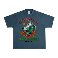 Midnight Navy traditional lady hispanic heritage month Urban Heavy Tee - BundleAndBundleShop