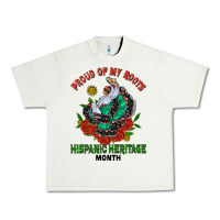Pistachio traditional lady hispanic heritage month Urban Heavy Tee - BundleAndBundleShop