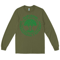 Army Green Maharishi International College Long Sleeve Tee - artisFamous