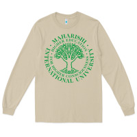 Mushroom Maharishi International College Long Sleeve Tee - artisFamous