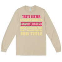 Mushroom taste tester funniest isn't a jobtitle Long Sleeve Tee - artisFamous