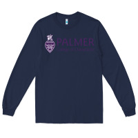 Navy Palmer College of Chiropractic Long Sleeve Tee - artisFamous