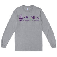 Heather Grey Palmer College of Chiropractic Long Sleeve Tee - artisFamous