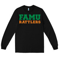 Black Famu Rattlers Long Sleeve Tee - artisFamous