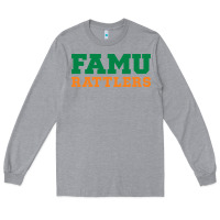Heather Grey Famu Rattlers Long Sleeve Tee - artisFamous