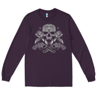 Plum guns & roses 7 Long Sleeve Tee - artisFamous