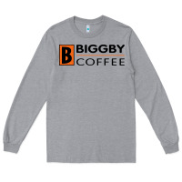 Heather Grey biggby coffee Long Sleeve Tee - artisFamous