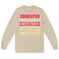 Mushroom zookeeper funniest isn't a jobtitle Long Sleeve Tee - artisFamous