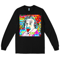 Black POP ART RETRO Long Sleeve Tee - artisFamous