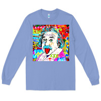 Colony Blue POP ART RETRO Long Sleeve Tee - artisFamous