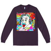 Plum POP ART RETRO Long Sleeve Tee - artisFamous