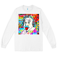 White POP ART RETRO Long Sleeve Tee - artisFamous
